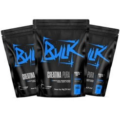 Kit 3x Creatina Monohidratada 100% Pura 1Kg - Bulk Nutrition