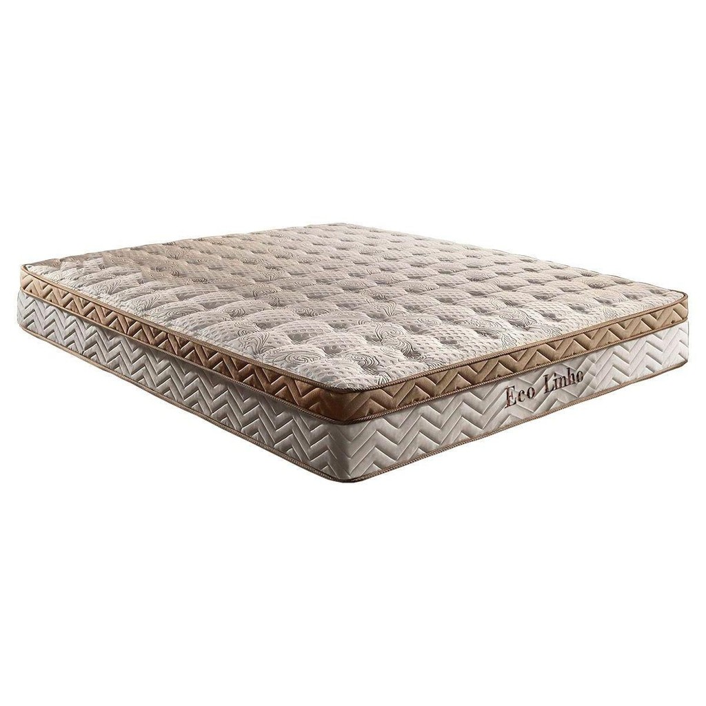 Colchão Queen Molas Ensacadas MasterPocket Eco Linho Euro Pillow (158x198x32) - Paropas - Home & Living