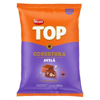 Cobertura Fracionada Gotas Avelã Top Harald 1,01Kg em Oferta na Shopee