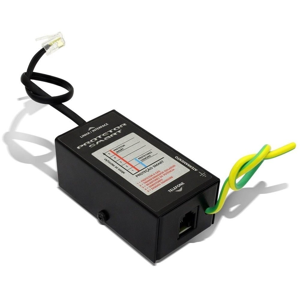 Protetor Smart Linha Telefonica Para Modem em Oferta na Shopee