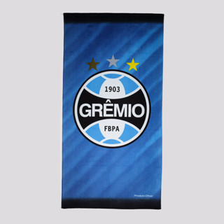 Toalha Bouton Grêmio Showder Azul em Oferta na Shopee