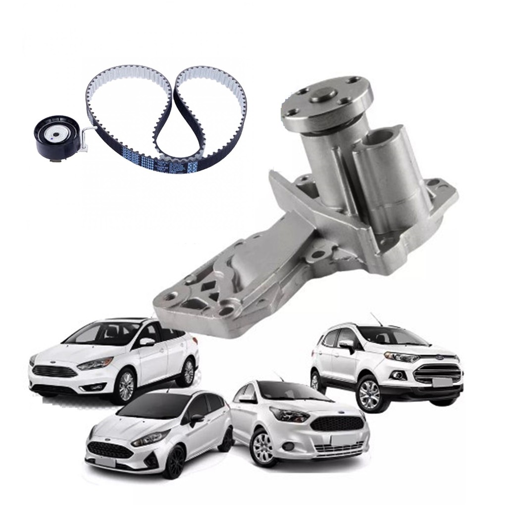 Kit Correia Dentada Bomba Dagua New Fiesta 1.5/1.6 16v Sigma em Oferta na Shopee