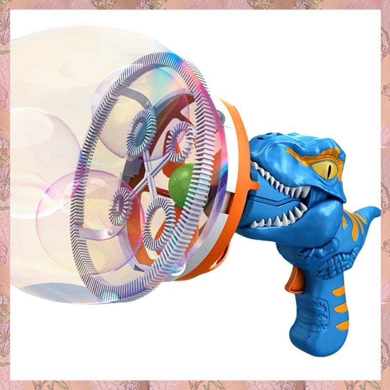 [Bjrw] Máquina De Bolhas De Dinossauro Com Ventilador Em Bolha Elétrica Portátil Brinquedo...