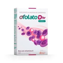OFOLATO D FER 2000UI COM 30 COMPRIMIDOS
