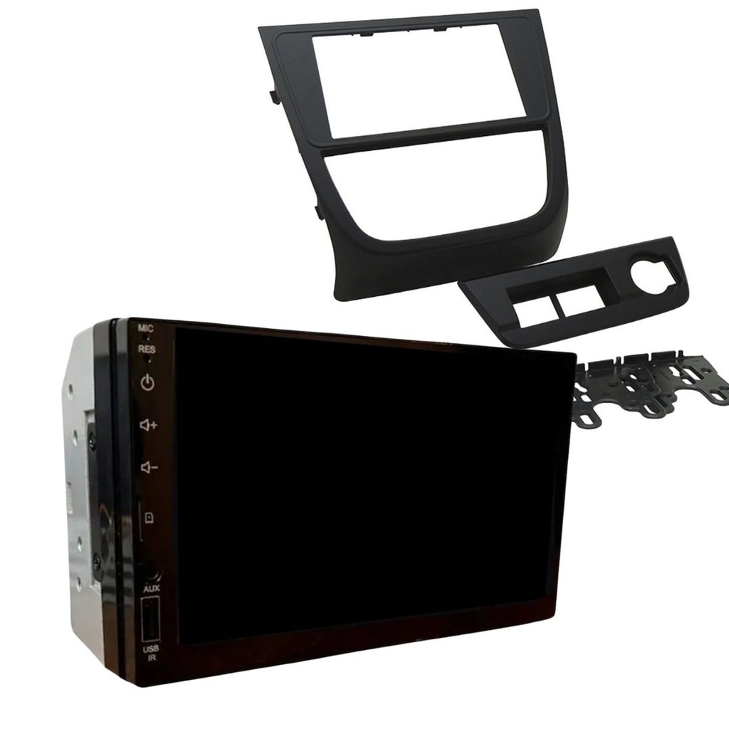 Kit Multimídia Saveiro G5 Espelhamento + Moldura 2 Din em Oferta na Shopee