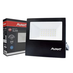 Refletor Led Slim 30w 2250lm 6500k Bivolt Ip65 Avant