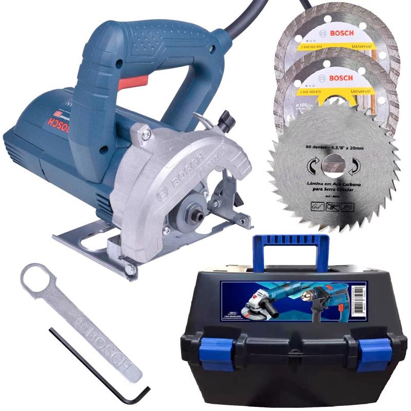 Serra Mármore 1500W GDC 150 Titan 3 Discos BOSCH e Maleta em Oferta na Shopee