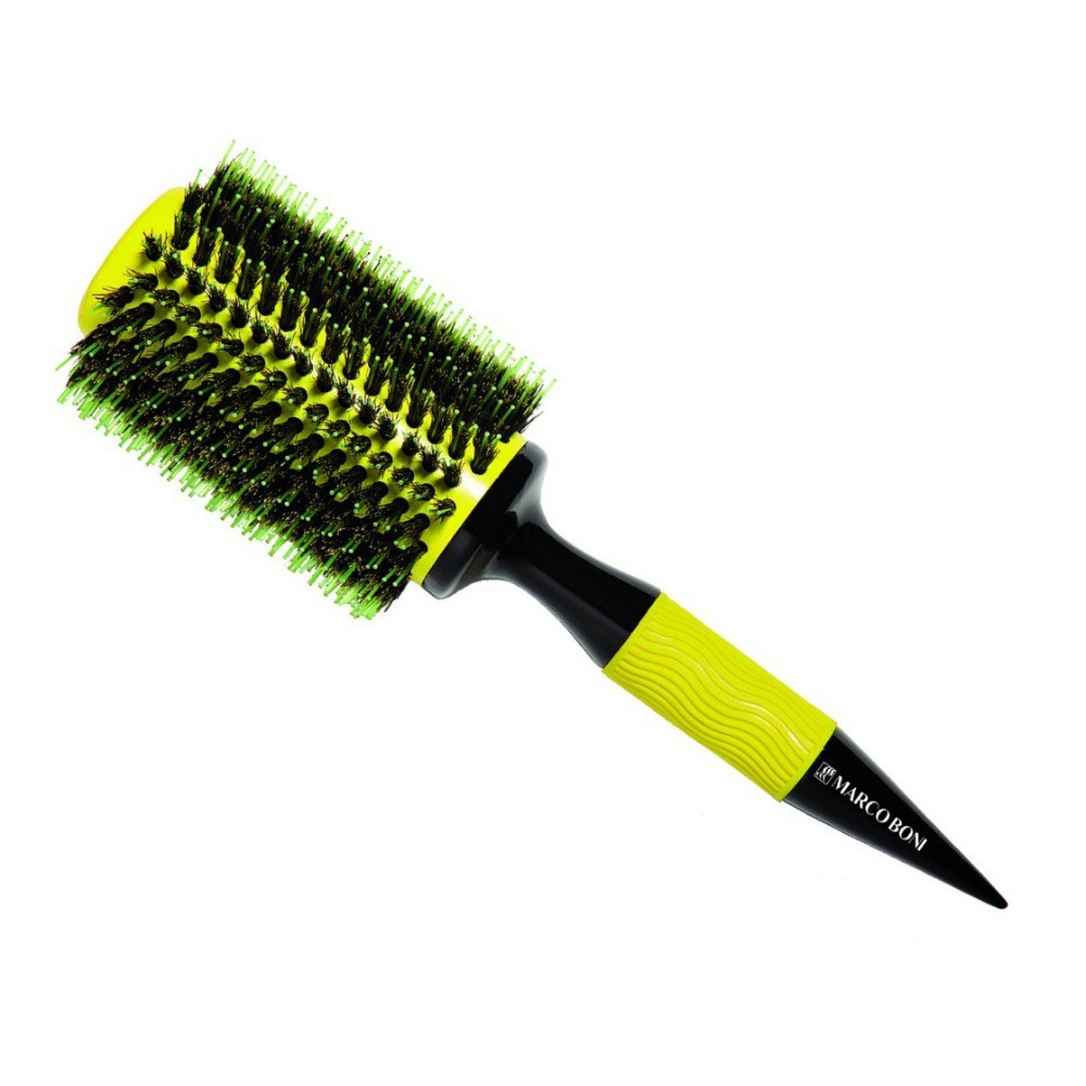 ESCOVA PROFISSIONAL TÉRMICA CERÂMICA YELLOW 75MM MARCO BONI