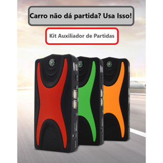 Auxiliador de Partida Com Bateria Portátil Compressor de Ar 12000mAh 12V Moto Carro Notebook Celular em Oferta na Shopee