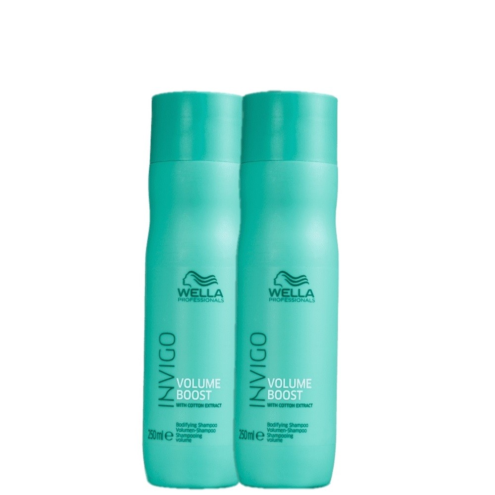 Kit Wella Professionals Invigo Volume Boost Shampoo 250ml (2 Unidades) em Oferta na Shopee