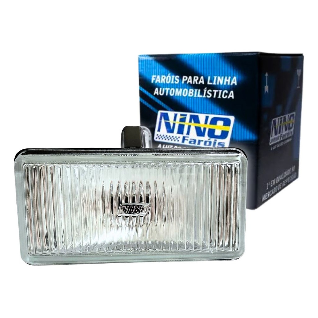 Farol Auxiliar Neblina Retangular Aplicação Universal 152x178mm Original Nino em Oferta na Shopee