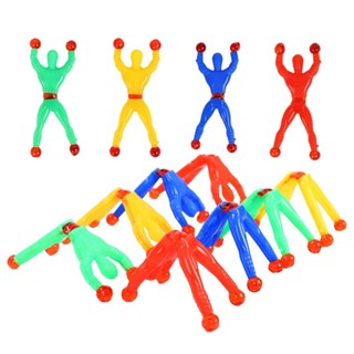30pcs escalada parede Homem-Aranha fascinante brinquedo tradicional Superman/homem flexível divertido flip em Oferta na Shopee