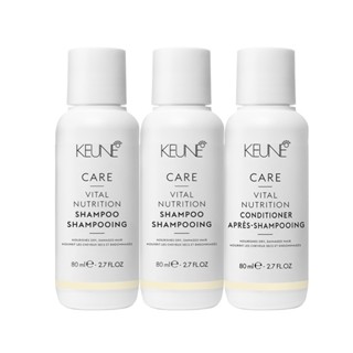 Kit Keune Care Vital Nutrition Shampoo e Condicionador 80ml (3 produtos) em Oferta na Shopee