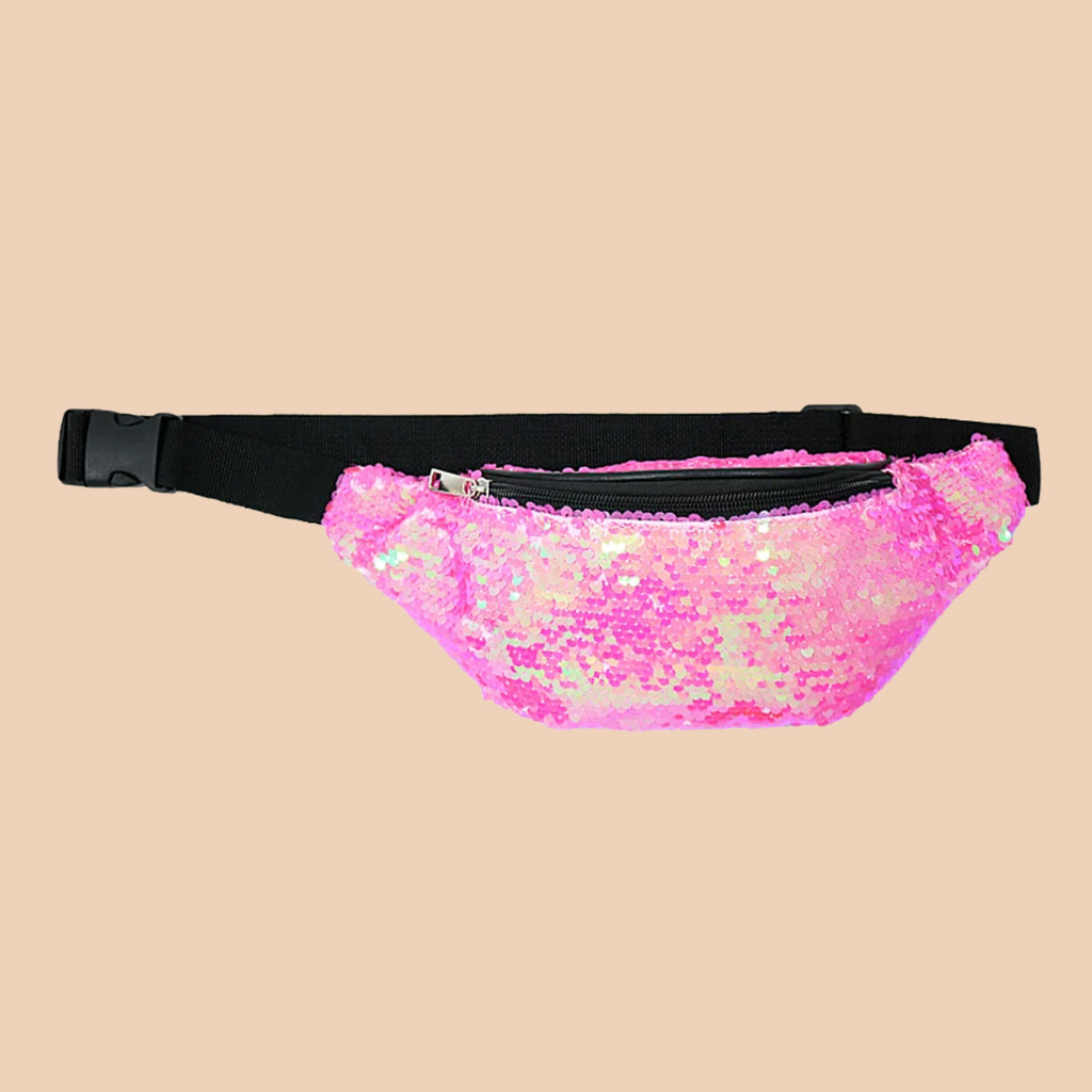Pochete Brilho Rosa  -
