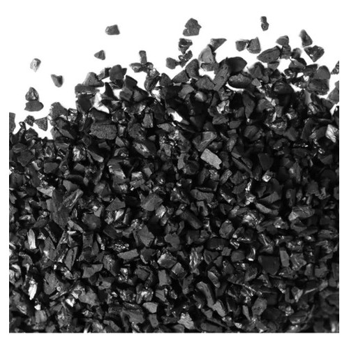 Carvão Granulado 1kg 3x6mm Filtro Aquários E Lagos + Brinde