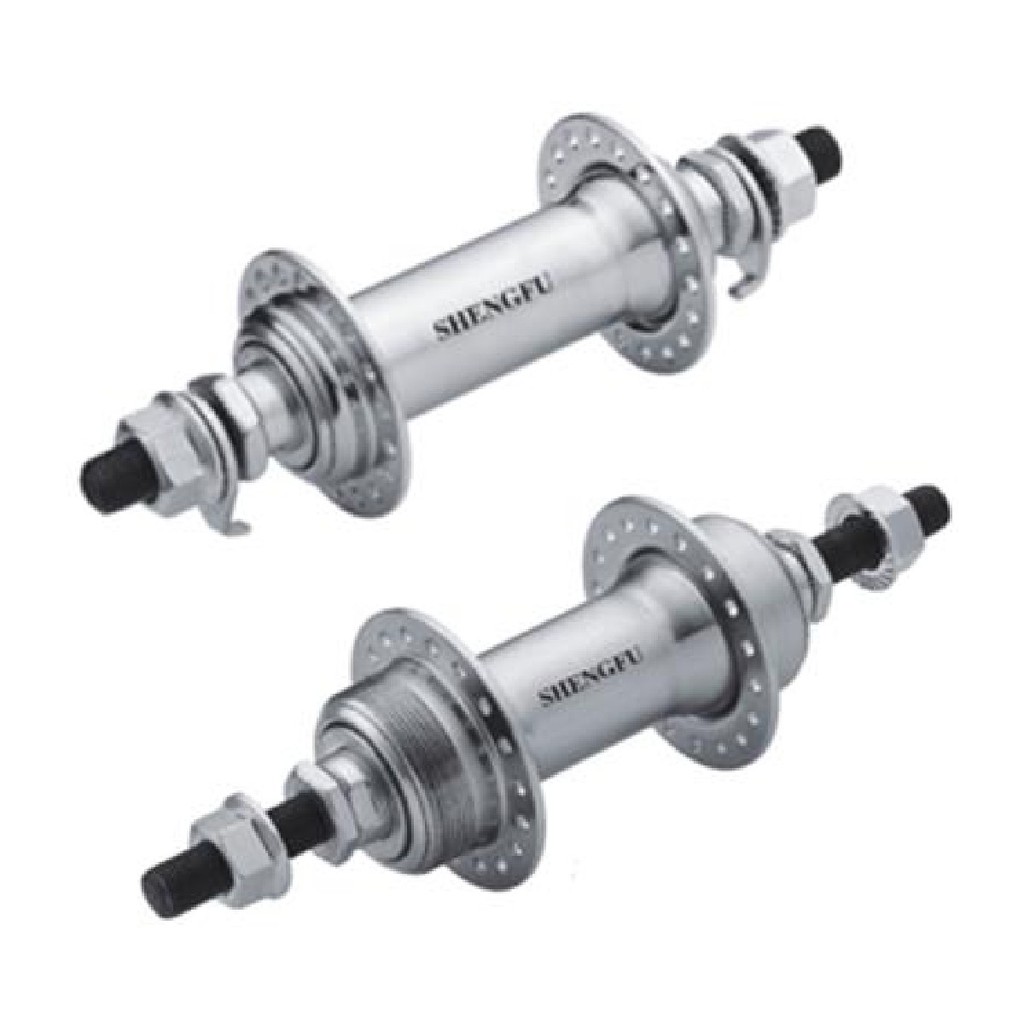 Cubo Bike Diant/Trase 28F Aço Zinc S/ Espacador Yamada Prata