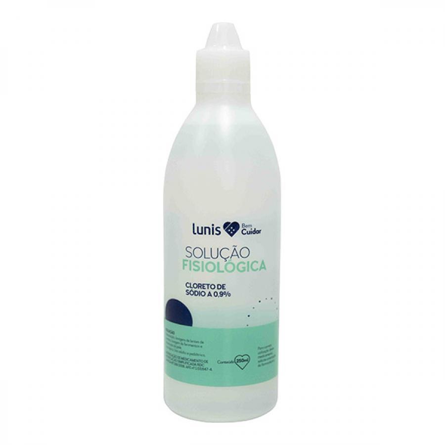 Solucao Fisiológica Cloreto De Sódio A 0,9% Lunis 250Ml