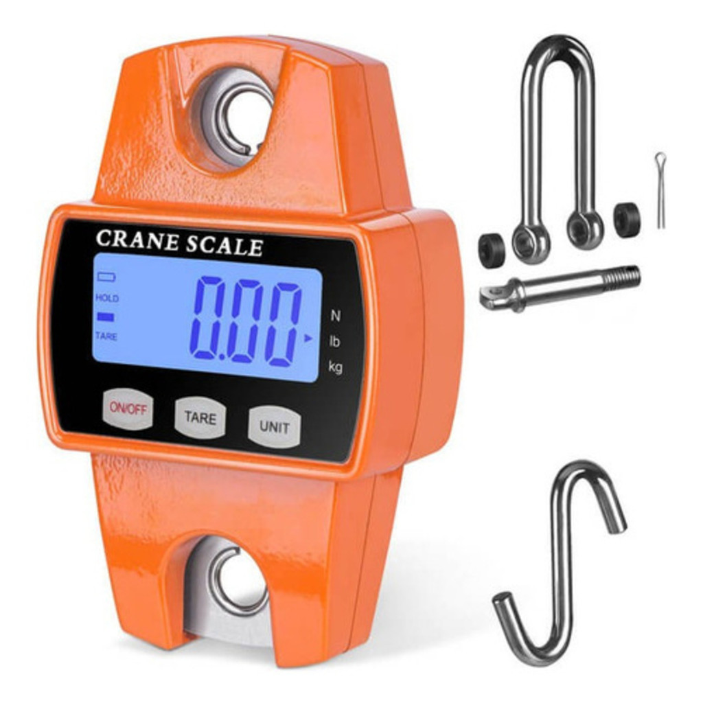 Balança Digital 300 Kg Guindaste Industrial Lcd Portátil