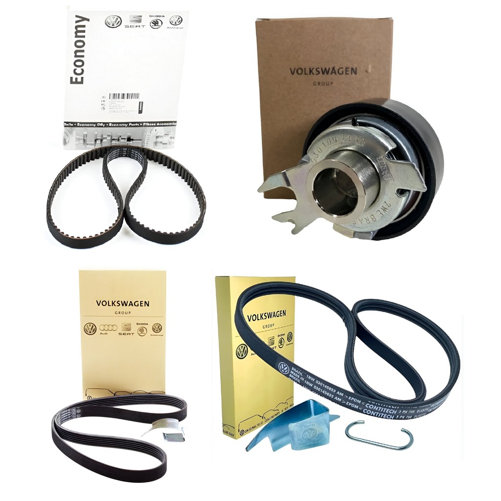 Imagem Kit Correias Dentada Acessórios Voyage G5 G6 EA111 09 a 16