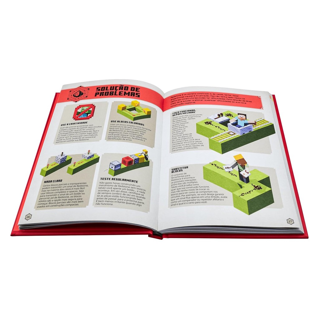 Detalhes do MINECRAFT- GUIA DA REDSTONE - HARPERKIDS