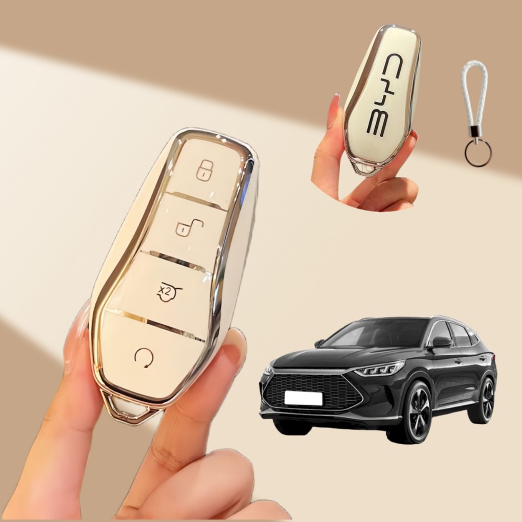 Capa chave byd TPU Capa Do Estojo Com Chave Para BYD song plus