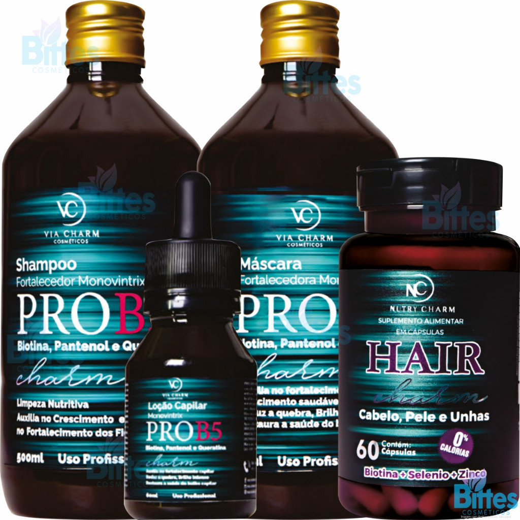 KIT PRO B5 FORTALECIMENTO VC TRATAMENTO COMPLETO FORÇA HIDRATAÇAO