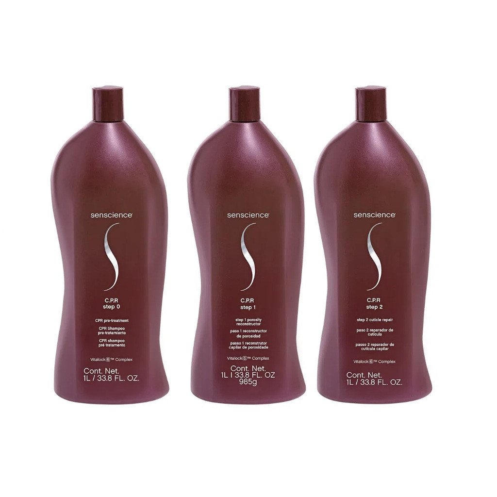 Senscience Passo 0 1 2 Kit Nutrição e Reconstrução