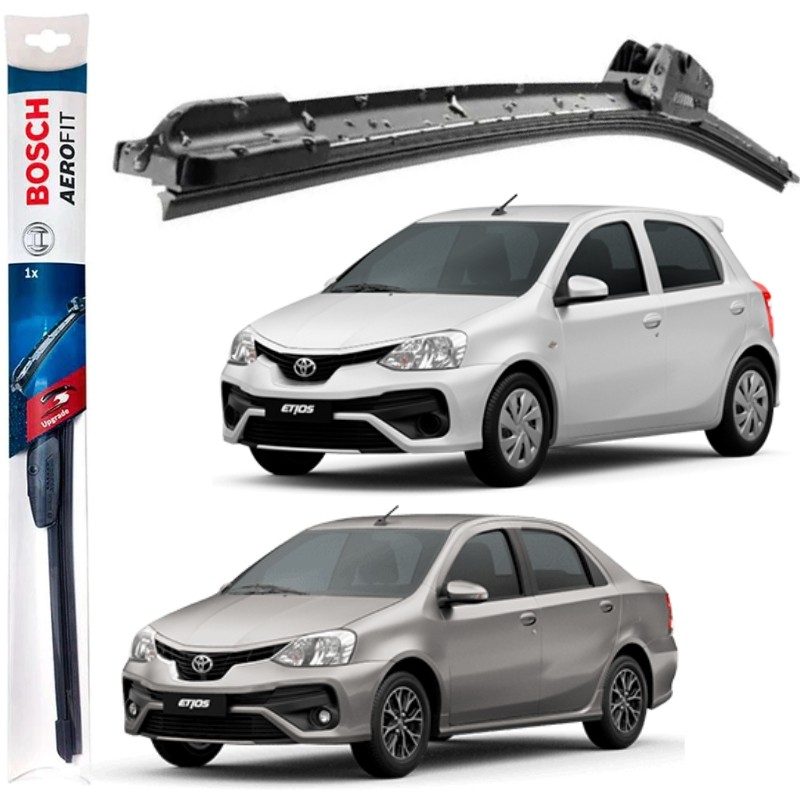 Palheta Limpador Para Brisa Etios 2012 2013 2014 2015 2016 2017 2018 2019 2020 2021 Dianteira Bosch