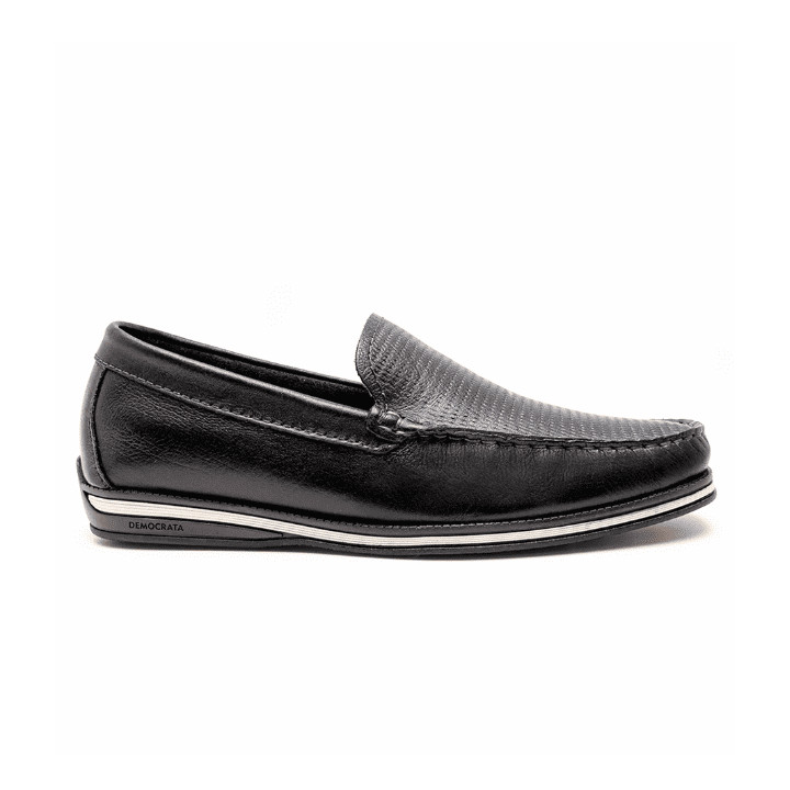 Mocassim Masculino Democrata Easy Ted Preto
