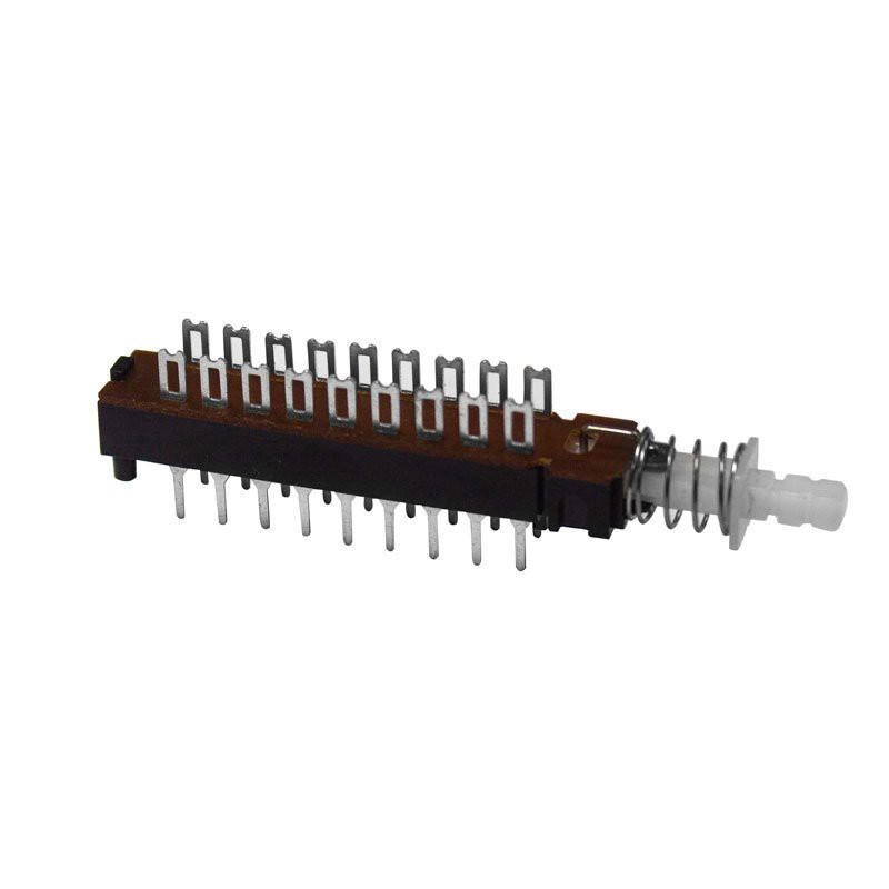 Chave Tecla 18 Terminais Com Trava Kzj-2x6