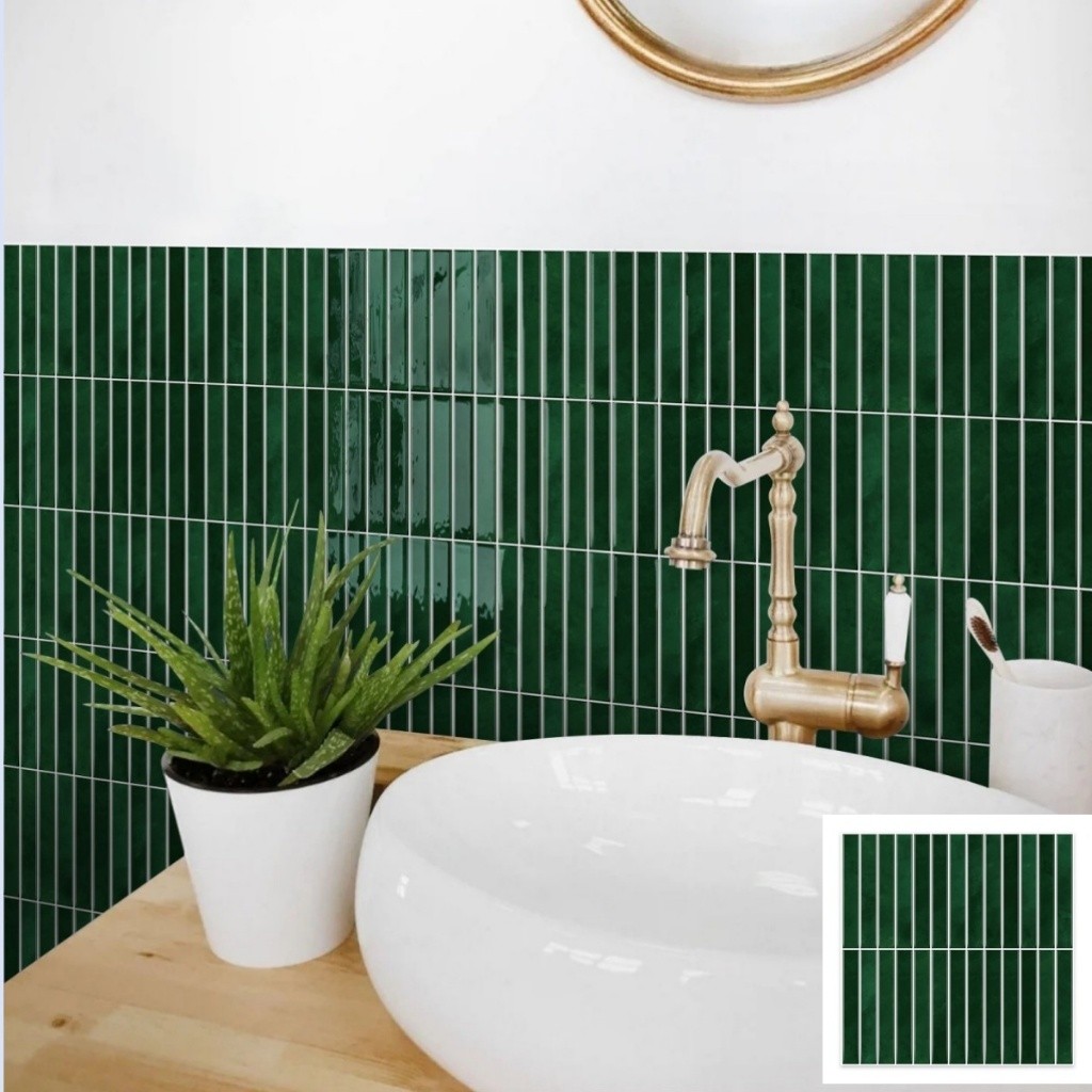 Placas Adesivas  Parede Autocolante 3D Porcelanato 30 cm x 30 cm