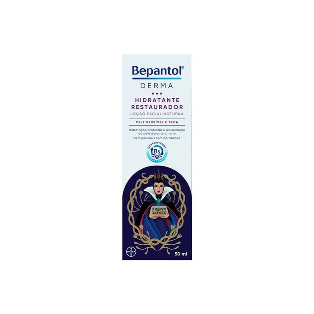 Bepantol Derma Hidratante Restaurador Loção Facial Noturna 50ml