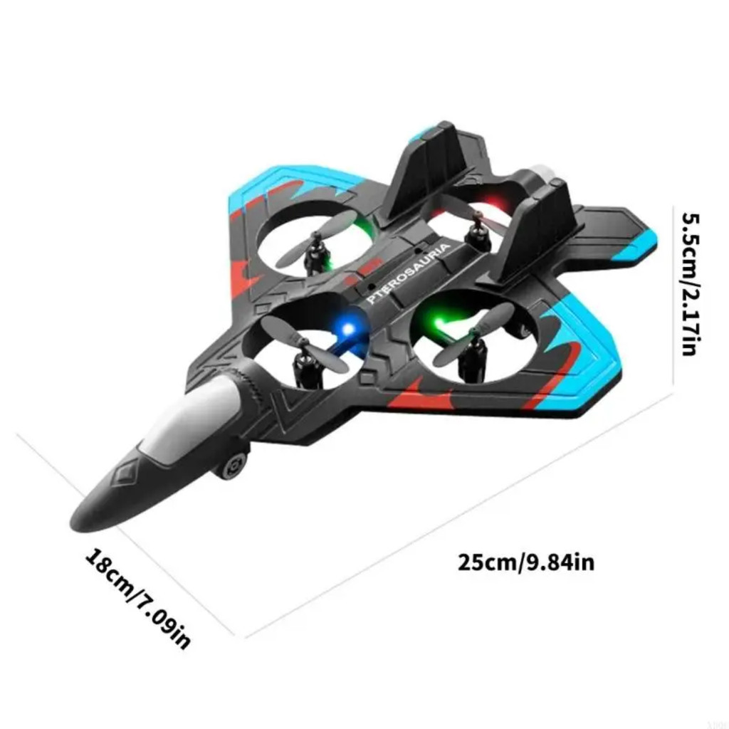 Avião Drone Combat Aircraft Controle Remoto 2.4ghz 4 Motores — imagem 2 de 2
