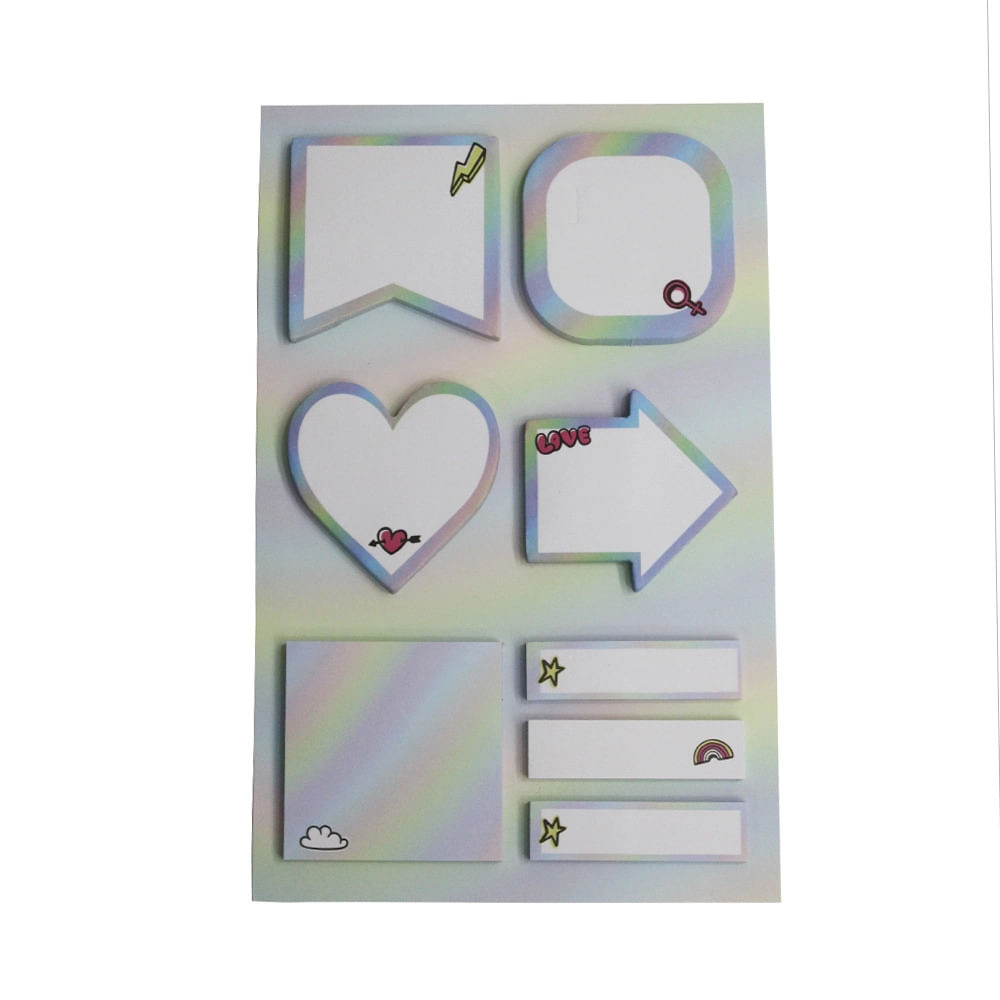 Kit Blocos Adesivos Le Anotações Decorados Girl Power com 08 Formatos 30 Folhas Cada - Stationery