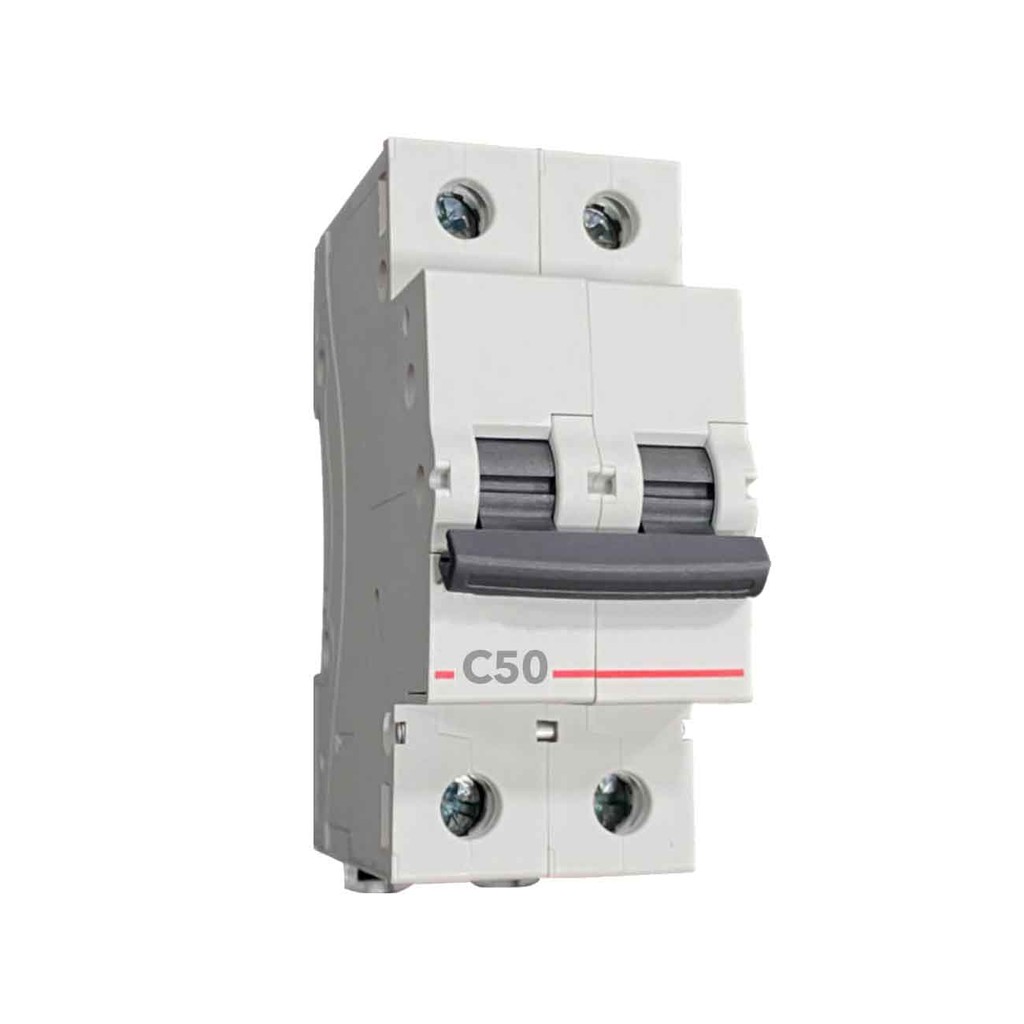 Disjuntor Bipolar 50A Curva C Legrand RX3 3000A 419553