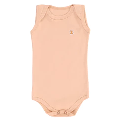 Body Bebê Regata Kiko Baby Timeless Suedine Liso