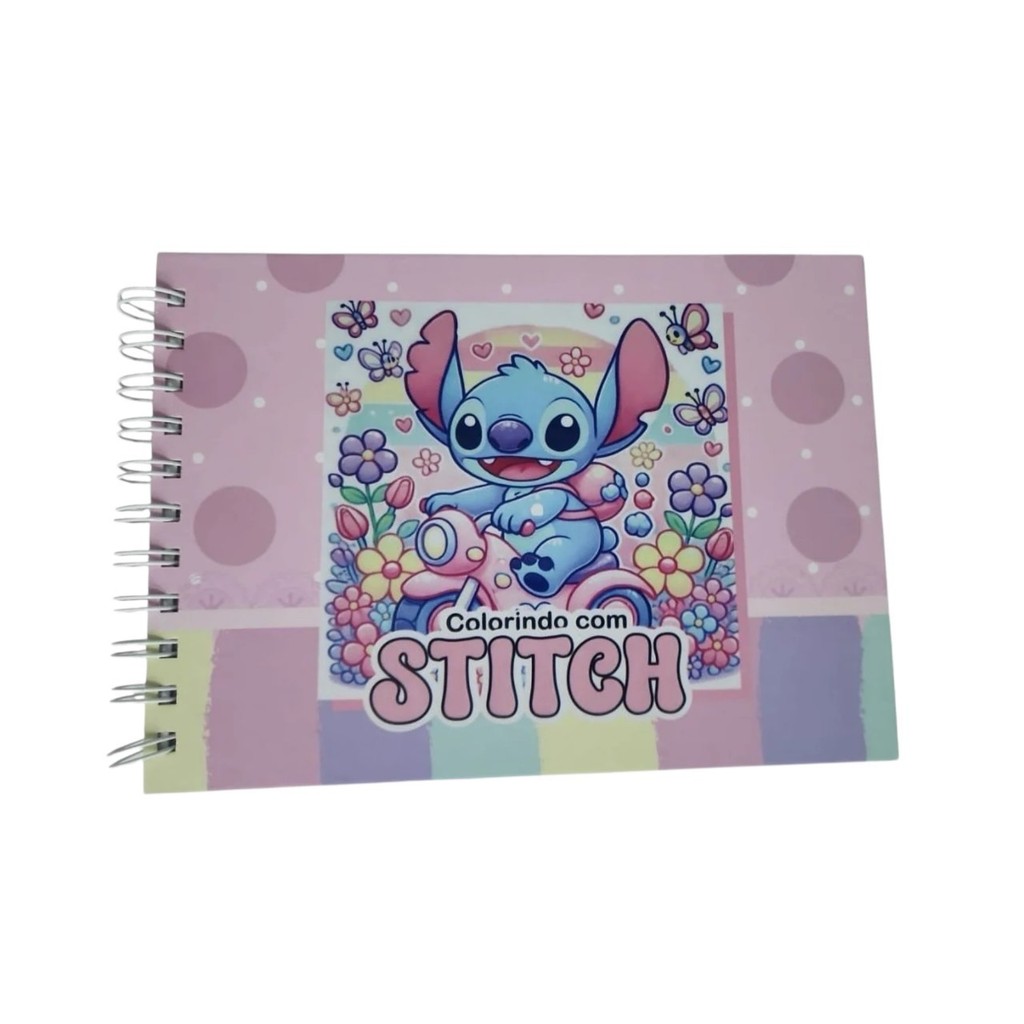 🖍️ Livro de Colorir Infantil – Colorindo com Stitch | 47 Desenhos para Pintar 🎨