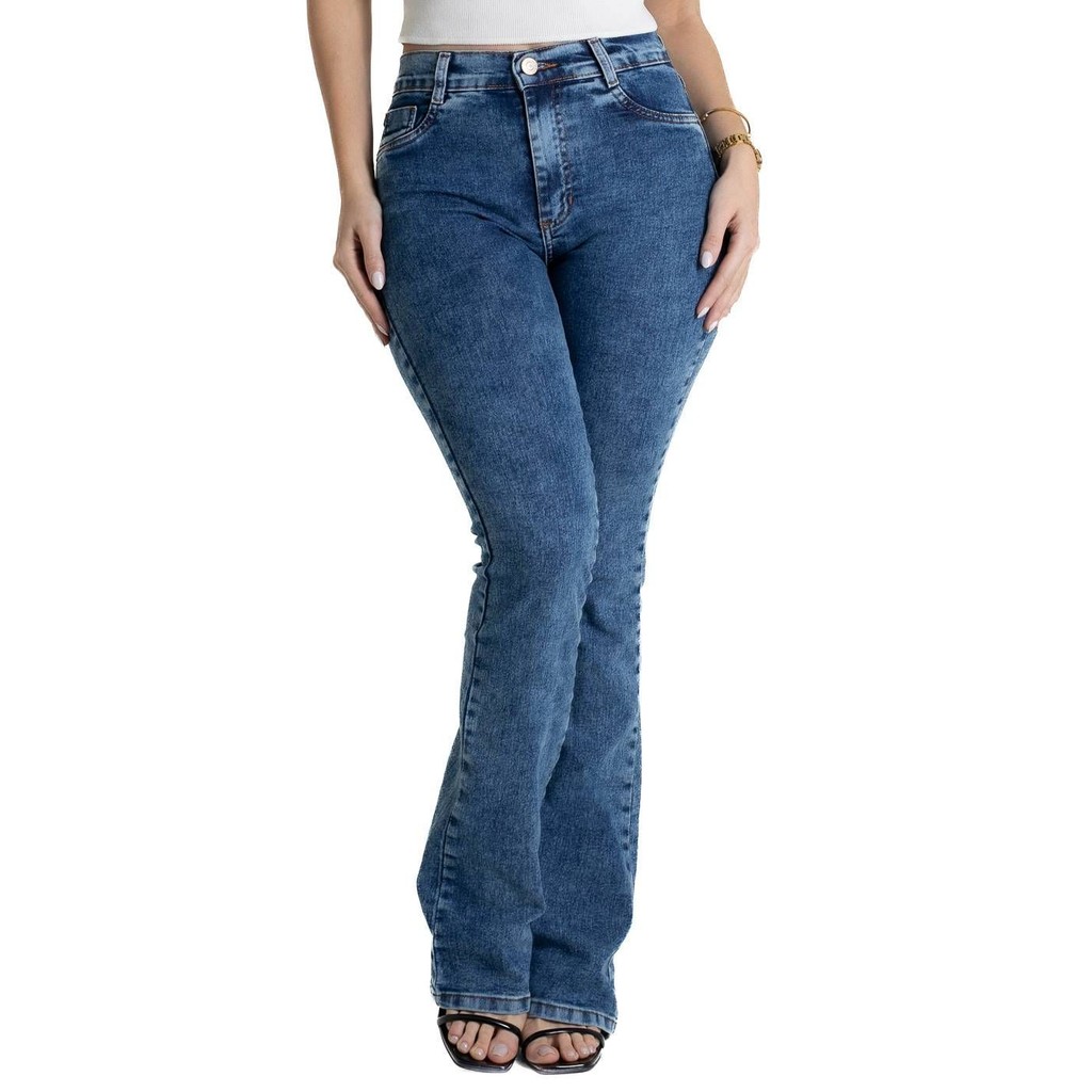Calça Jeans Sawary Boot Cut - 280701 em Oferta na Shopee