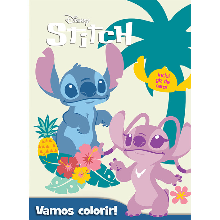DISNEY - VAMOS COLORIR - STITCH em Oferta na Shopee