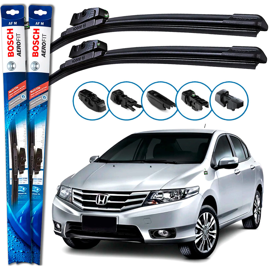 Par Palheta Limpador Parabrisa City 2009 2010 2011 2012 2013 2014 Bosch em Oferta na Shopee