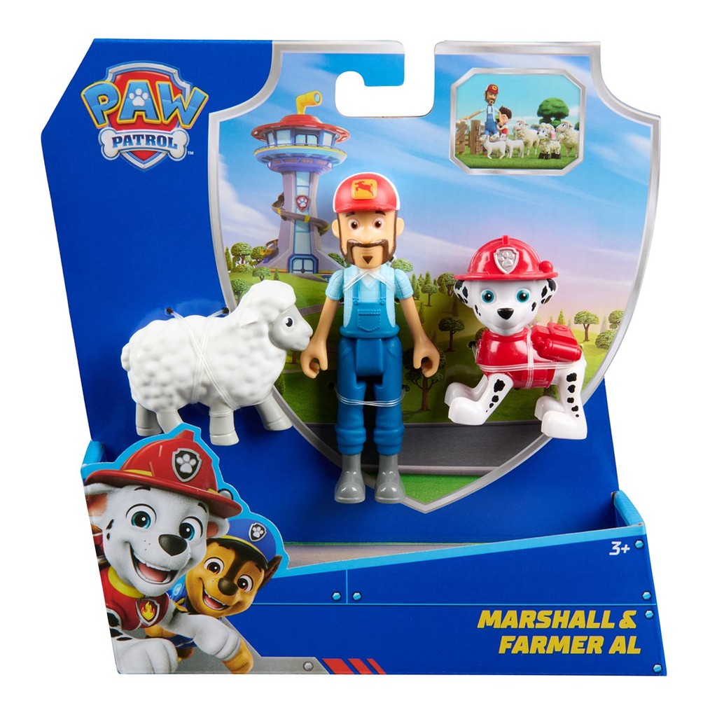 3 Bonecos Marshall, Fazendeiro Al e Ovelha - Patrulha Canina em Oferta na Shopee