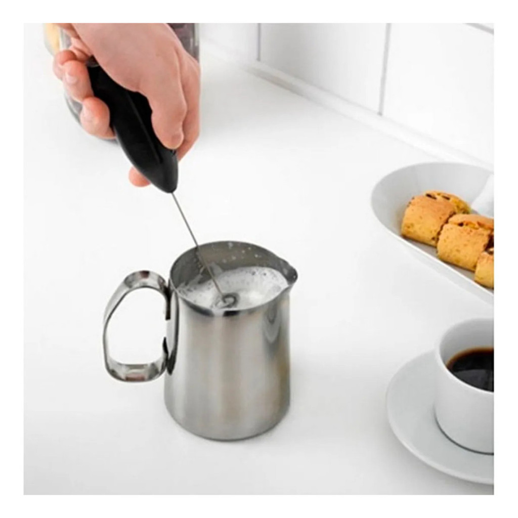 Mini Mixer Misturador Batedor Elétrico Bebida Leite Capuccino Whey Creatina