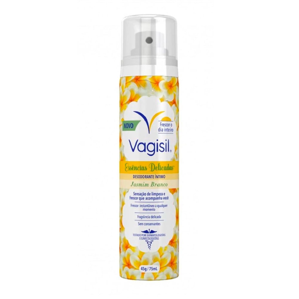 Desodorante Íntimo Vagisil Jasmim Branco 75ml - Beauty