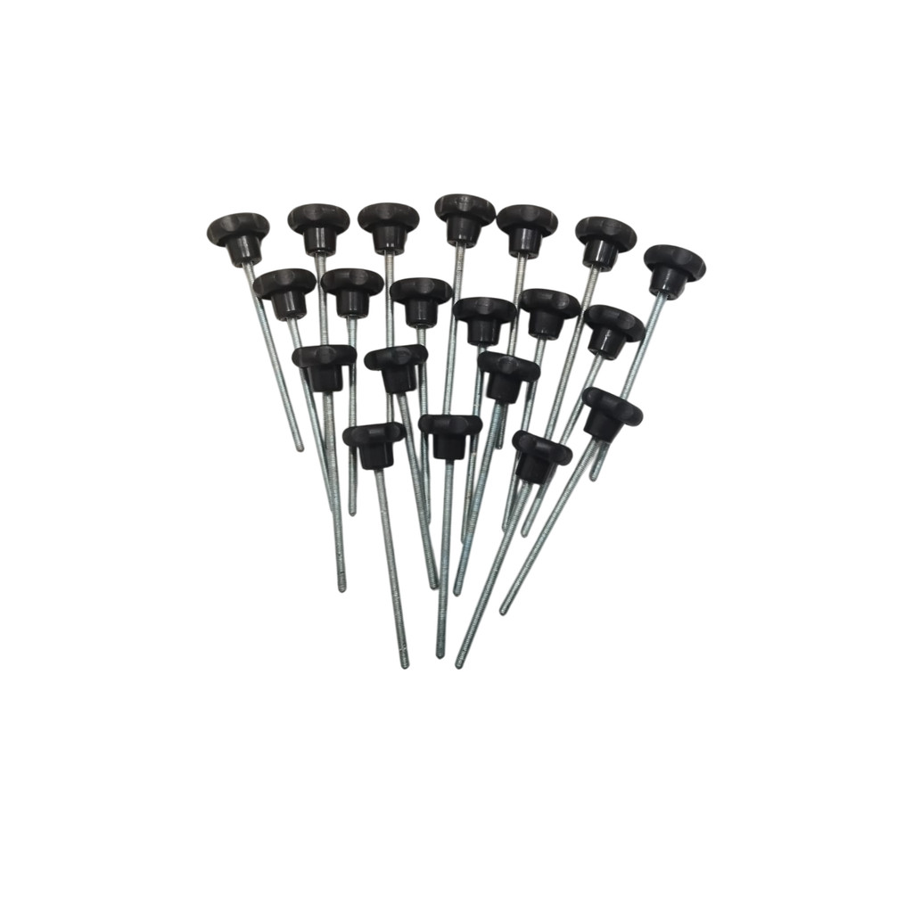 Parafuso com Manípulo 5mm X 110mm para Bumbo de Bateria 20un