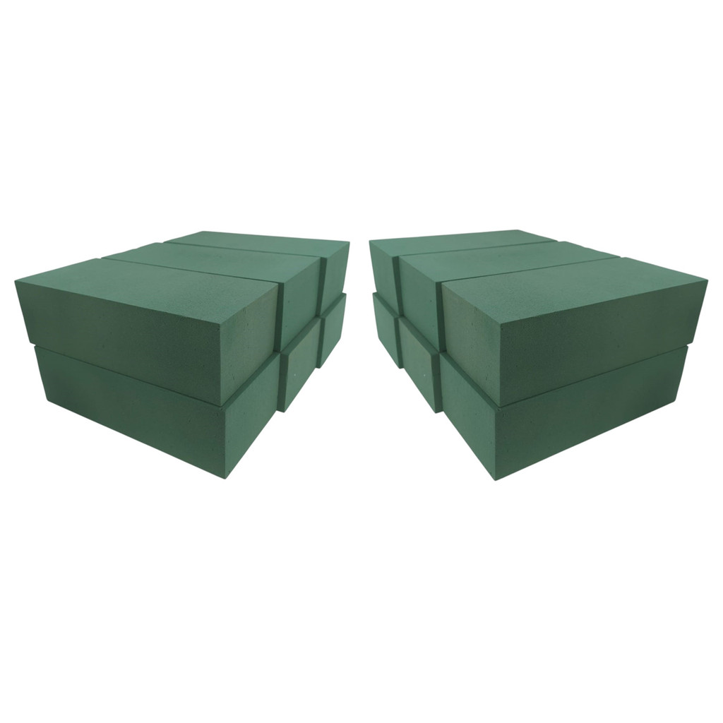 Espuma Floral c/ 12un Tijolo 6 X 9 X 20cm Acqua Flor