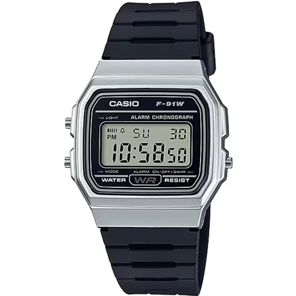 Relógio Casio Unissex Digital F-91WM-7ADF