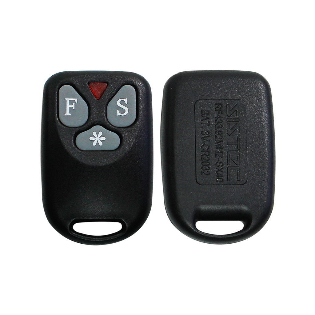 Capa Carcaça Oca Controle Alarme Sistec 986 Sx40 3 Botões em Oferta na Shopee