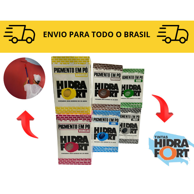 Pigmento em pó, Corante para tintas Todas as Cores 250g Pigmento Para Construção e Tintas