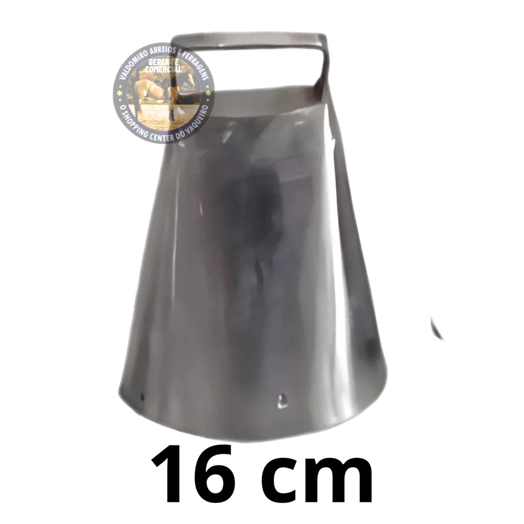 sino chocalho sineta boi vaca carneiro aço inox