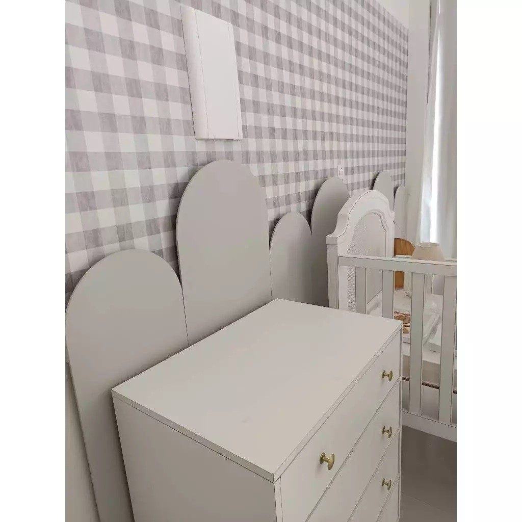 Papel de Parede Adesivo Xadrez Vichy Aquarela  Ternura Várias Cores XD01
